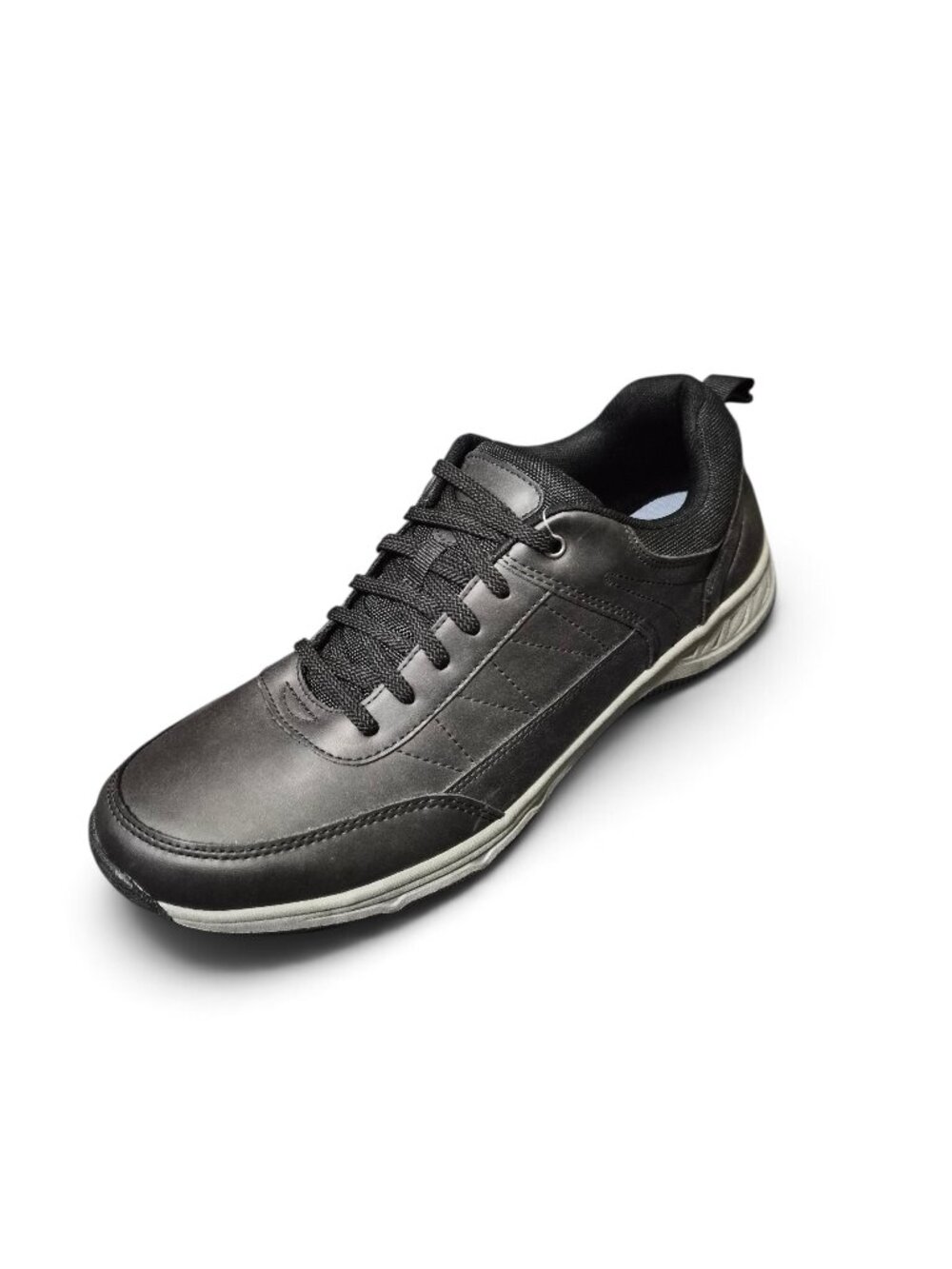 George Men's Casual Shoes Garret 2.0 Memory Foam Lace Up Sz 12 Lightweight Black - Picture 5 of 8
